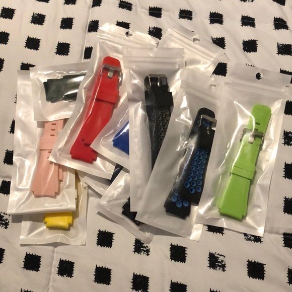 Silicone bracelet strap watch and for Samsung gear S3 frontier bundle of… - Picture 1 of 12